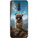 Mobiele hoes voor Huawei Mate 20 lite met Blije Hond ontwerp