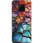 Mobiele hoes voor Huawei Mate 20 Pro met Metallic patroon ontwerp