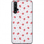 Mobiele hoes voor Huawei nova 5T met Aardbeien ontwerp