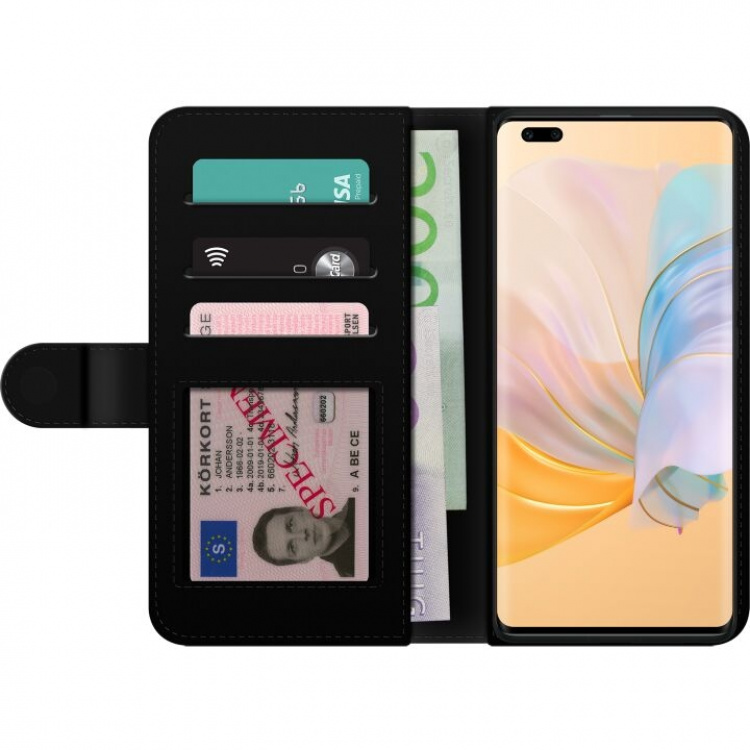 Portemonnee-hoesje voor Huawei nova 8 Pro met Kattenpatroon ontwerp