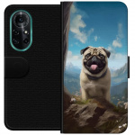 Portemonnee-hoesje voor Huawei nova 8 Pro met Blije Hond ontwerp