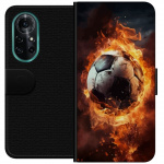 Portemonnee-hoesje voor Huawei nova 8 Pro met Voetbal ontwerp