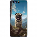 Mobiele hoes voor Huawei P10 met Blije Hond ontwerp