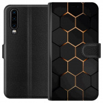 Portemonnee-hoesje voor Huawei P30 met Luxe Patroon ontwerp