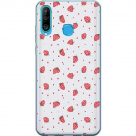 Mobiele hoes voor Huawei P30 lite met Aardbeien ontwerp Mobiele hoes voor Huawei P30 lite met Aardbeien ontwerp