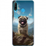 Mobiele hoes voor Huawei P30 lite met Blije Hond ontwerp