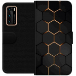 Portemonnee-hoesje voor Huawei P40 met Luxe Patroon ontwerp