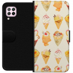 Portemonnee-hoesje voor Huawei P40 lite met Glasachtig ontwerp