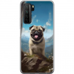 Mobiele hoes voor Huawei P40 lite 5G met Blije Hond ontwerp
