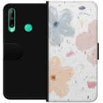 Portemonnee-hoesje voor Huawei P40 lite E met Bloemen ontwerp