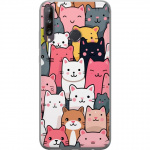 Mobiele hoes voor Huawei P40 lite E met Kattenpatroon ontwerp Mobiele hoes voor Huawei P40 lite E met Kattenpatroon ontwerp