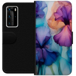 Portemonnee-hoesje voor Huawei P40 Pro met Magische bloemen ontwerp