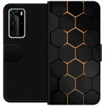 Portemonnee-hoesje voor Huawei P40 Pro met Luxe Patroon ontwerp