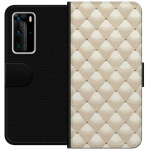 Portemonnee-hoesje voor Huawei P40 Pro met Goudglans ontwerp