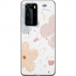 Mobiele hoes voor Huawei P40 Pro met Bloemen ontwerp