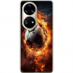 Mobiele hoes voor Huawei P50 Pro met Voetbal ontwerp Mobiele hoes voor Huawei P50 Pro met Voetbal ontwerp