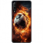 Mobiele hoes voor Huawei P smart Pro 2019 met Voetbal ontwerp