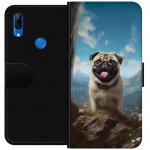Portemonnee-hoesje voor Huawei P Smart Z met Blije Hond ontwerp