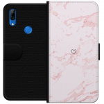 Portemonnee-hoesje voor Huawei P Smart Z met Roze Hart ontwerp