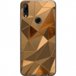 Mobiele hoes voor Huawei P Smart Z met 3D Goud ontwerp