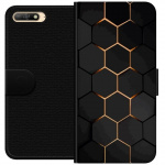 Portemonnee-hoesje voor Huawei Y6 (2018) met Luxe Patroon ontwerp