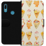 Portemonnee-hoesje voor Huawei Y6 (2019) met Glasachtig ontwerp