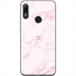 Mobiele hoes voor Huawei Y6 (2019) met Roze Hart ontwerp