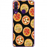 Mobiele hoes voor Huawei Y6p met Pizza ontwerp