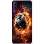 Mobiele hoes voor Huawei Y6p met Voetbal ontwerp