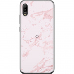 Mobiele hoes voor Huawei Y6 Pro (2019) met Roze Hart ontwerp Mobiele hoes voor Huawei Y6 Pro (2019) met Roze Hart ontwerp