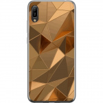 Mobiele hoes voor Huawei Y6 Pro (2019) met 3D Goud ontwerp
