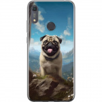 Mobiele hoes voor Huawei Y6s (2019) met Blije Hond ontwerp