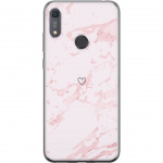 Mobiele hoes voor Huawei Y6s (2019) met Roze Hart ontwerp