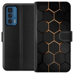 Portemonnee-hoesje voor Motorola Edge 20 Pro met Luxe Patroon ontwerp