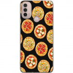 Mobiele hoes voor Motorola Moto E40 met Pizza ontwerp