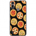Mobiele hoes voor Motorola Moto E6i met Pizza ontwerp