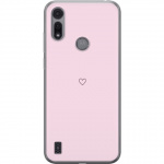 Mobiele hoes voor Motorola Moto E6i met Hart ontwerp