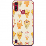 Mobiele hoes voor Motorola Moto E6s (2020) met Glasachtig ontwerp