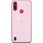 Mobiele hoes voor Motorola Moto E6s (2020) met Hart ontwerp