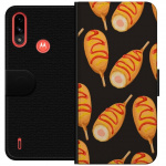 Portemonnee-hoesje voor Motorola Moto E7 Power met Kippenpoot ontwerp