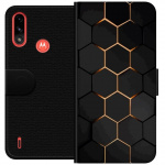 Portemonnee-hoesje voor Motorola Moto E7 Power met Luxe Patroon ontwerp