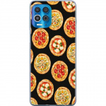Mobiele hoes voor Motorola Edge S met Pizza ontwerp