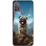 Mobiele hoes voor Motorola Moto G10 met Blije Hond ontwerp Mobiele hoes voor Motorola Moto G10 met Blije Hond ontwerp