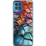 Mobiele hoes voor Motorola Moto G100 met Metallic patroon ontwerp