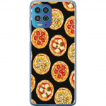 Mobiele hoes voor Motorola Moto G100 met Pizza ontwerp
