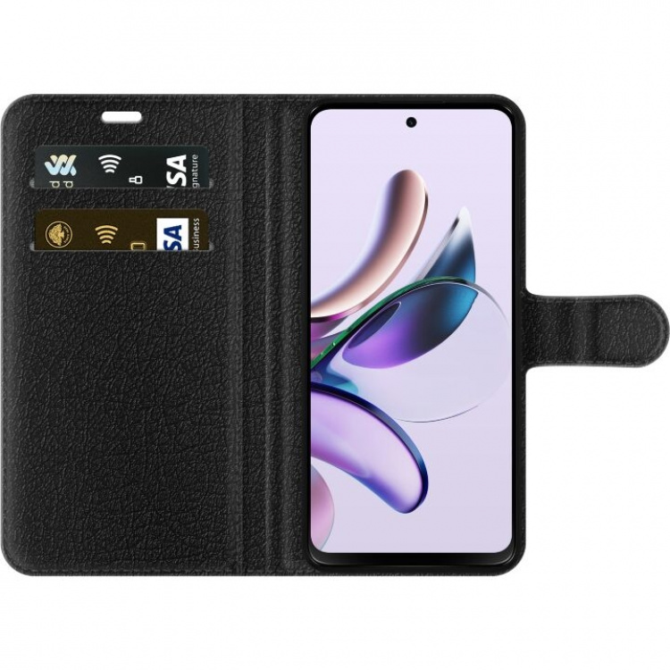 Portemonnee-hoesje voor Motorola Moto G13 met Blije Hond ontwerp