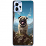 Mobiele hoes voor Motorola Moto G13 met Blije Hond ontwerp