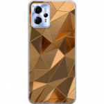 Mobiele hoes voor Motorola Moto G13 met 3D Goud ontwerp