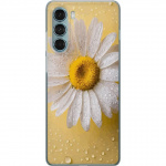 Mobiele hoes voor Motorola Moto G200 5G met Porseleinbloem ontwerp