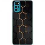 Mobiele hoes voor Motorola Moto G22 met Luxe Patroon ontwerp